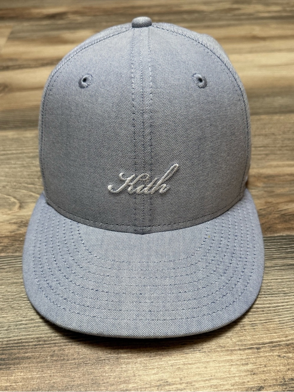 Kith & Kin x New Era Just Us Script Fitted Hat Gray Size 7 3/8
